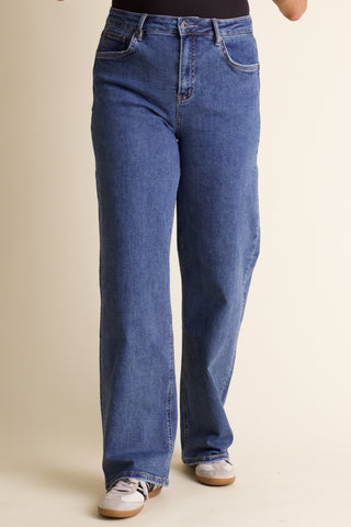 Taylor Super High Rise Straight Leg Jeans