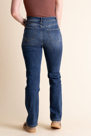 Lane High Rise Straight Leg Jeans