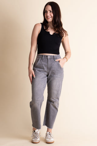 Harper Super High Rise Barrel Leg Jeans
