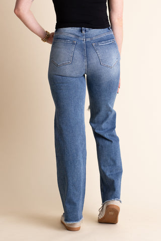 Aurora Super High Rise Wide Leg Jeans
