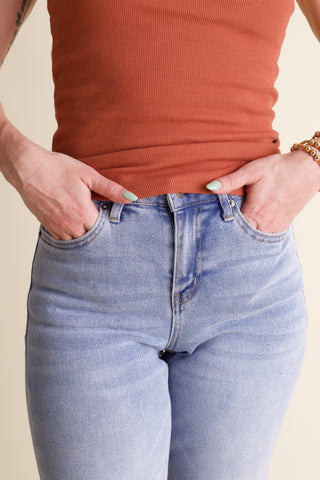 Talia High Rise Wide Leg Jeans