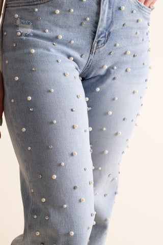 Baylor High Rise Wide Leg Jeans