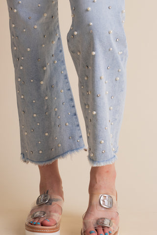 Baylor High Rise Wide Leg Jeans