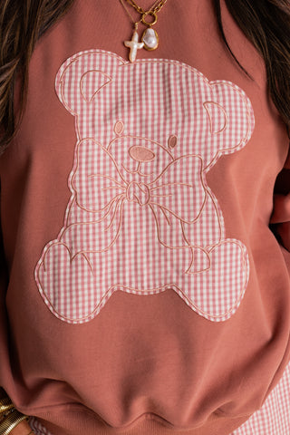 Teddy Bear Sweatshirt - Brown