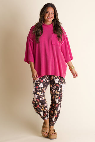 Only Go Forwards Oversized Urban Ribbed Tunic
