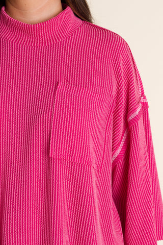 Only Go Forwards Oversized Urban Ribbed Tunic
