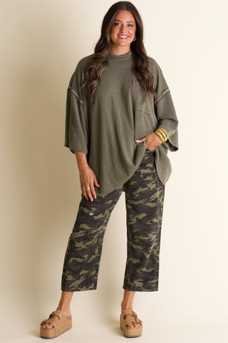 Only Go Forwards Oversized Urban Ribbed Tunic