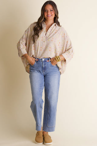 Love Opens Doors Dolman Sleeve Top
