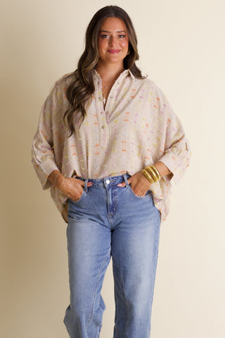 Love Opens Doors Dolman Sleeve Top
