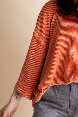 Only Go Forwards Oversized Urban Ribbed Tunic