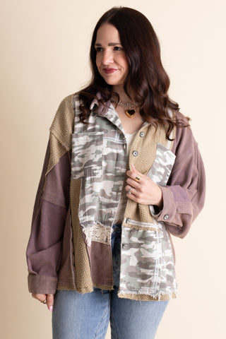 Long Time Coming Oversized Jacket