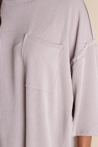Only Go Forwards Oversized Urban Ribbed Tunic