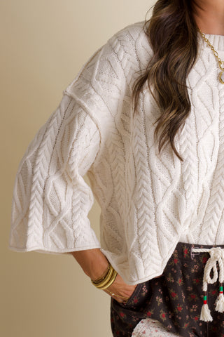 Bombshell Cropped Sweater