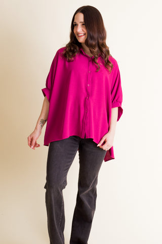 Boss Babe Button Up Airflow Top