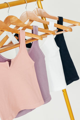Every Day Dream Ribbed Cropped Tank *Final Sale*