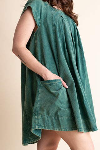 Shine On Corduroy Swing Dress