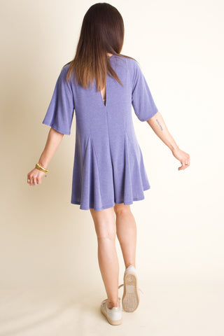 Change My Tune V-Back T-Shirt Romper *Final Sale*