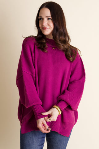 Slow Mornings Oversized Sweater