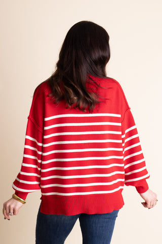 Fall Vibes Striped Sweater