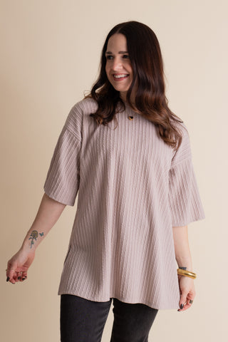 Classic Cutie Cable Rib Top