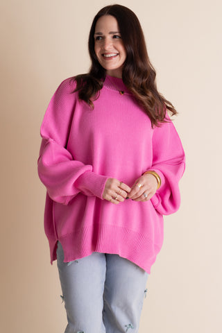 Slow Mornings Oversized Sweater