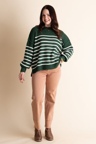 Fall Vibes Striped Sweater