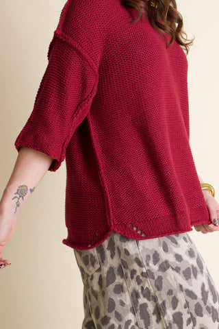 Sky Full Of Stars Half Sleeve Sweater