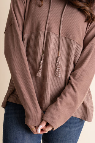 Picture Perfect Babydoll Hooded Top