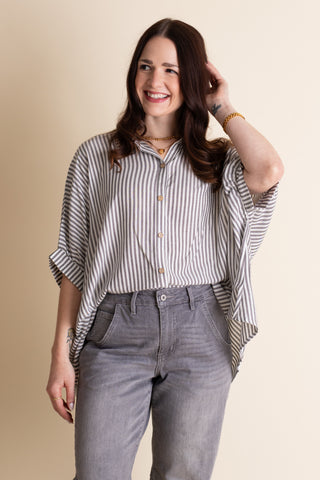Total Tranquility Button Down Top