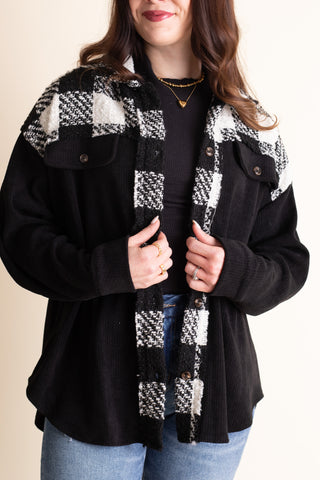 Bringing Joy Plaid Shacket