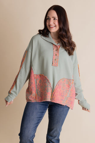 Better Together Button Front Top