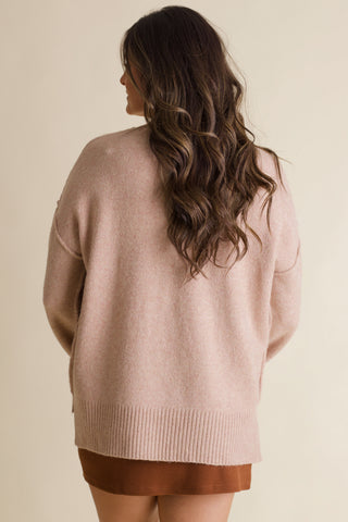 Perfect Pumpkin Round Neck Sweater