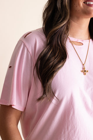 Distressed Tee