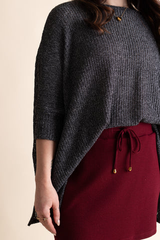 Maizy Girl Waffle Knit Sweater