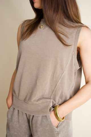 Closing Time Mineral Wash Top *Final Sale*