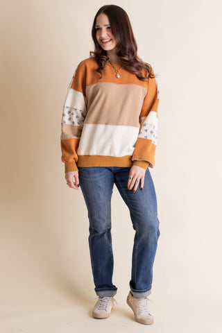 Jamie Color Block Pullover