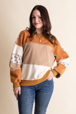 Jamie Color Block Pullover