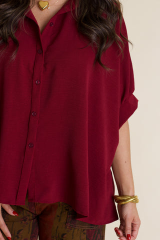 Boss Babe Button Up Airflow Top