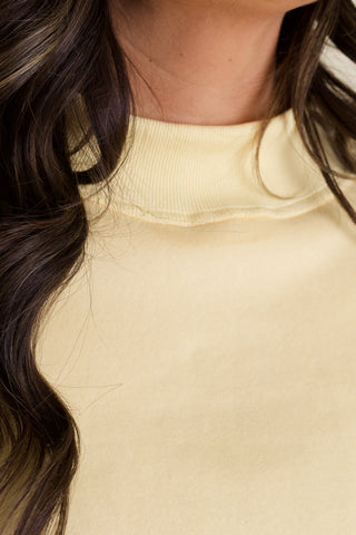 Cloud Nine Mock Neck Sweatshirt