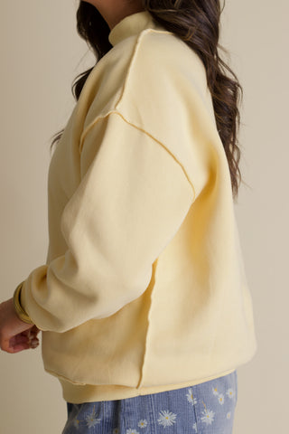 Cloud Nine Mock Neck Sweatshirt