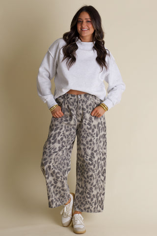 Cloud Nine Mock Neck Sweatshirt