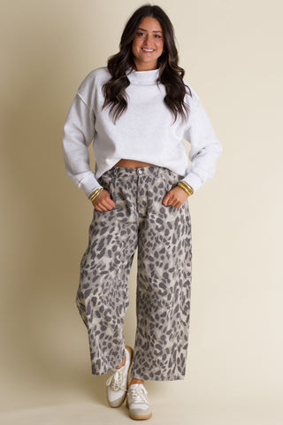 Cloud Nine Mock Neck Sweatshirt