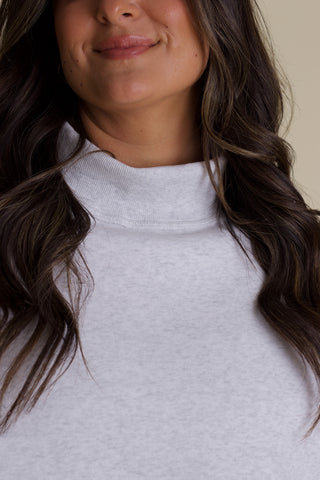 Cloud Nine Mock Neck Sweatshirt