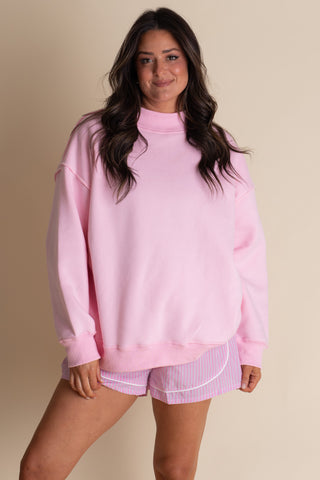 Cloud Nine Mock Neck Sweatshirt