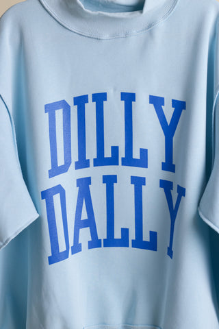 Dilly Dally Mock Neck Sweatshirt
