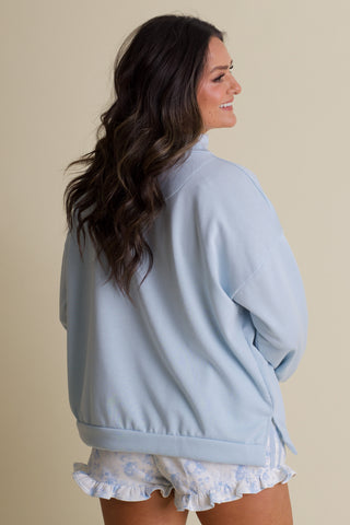 NM Signature Mock Neck Pullover