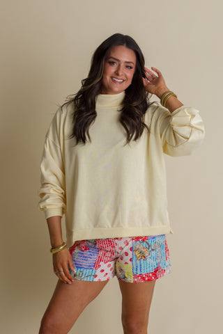 NM Signature Mock Neck Pullover