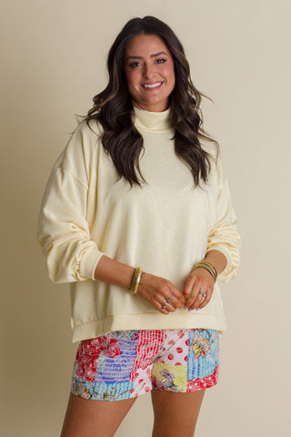 NM Signature Mock Neck Pullover