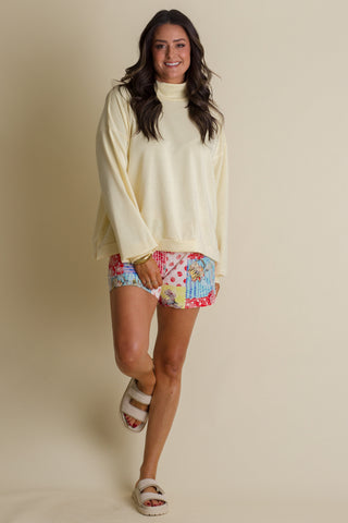 NM Signature Mock Neck Pullover