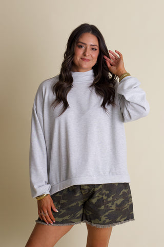 NM Signature Mock Neck Pullover